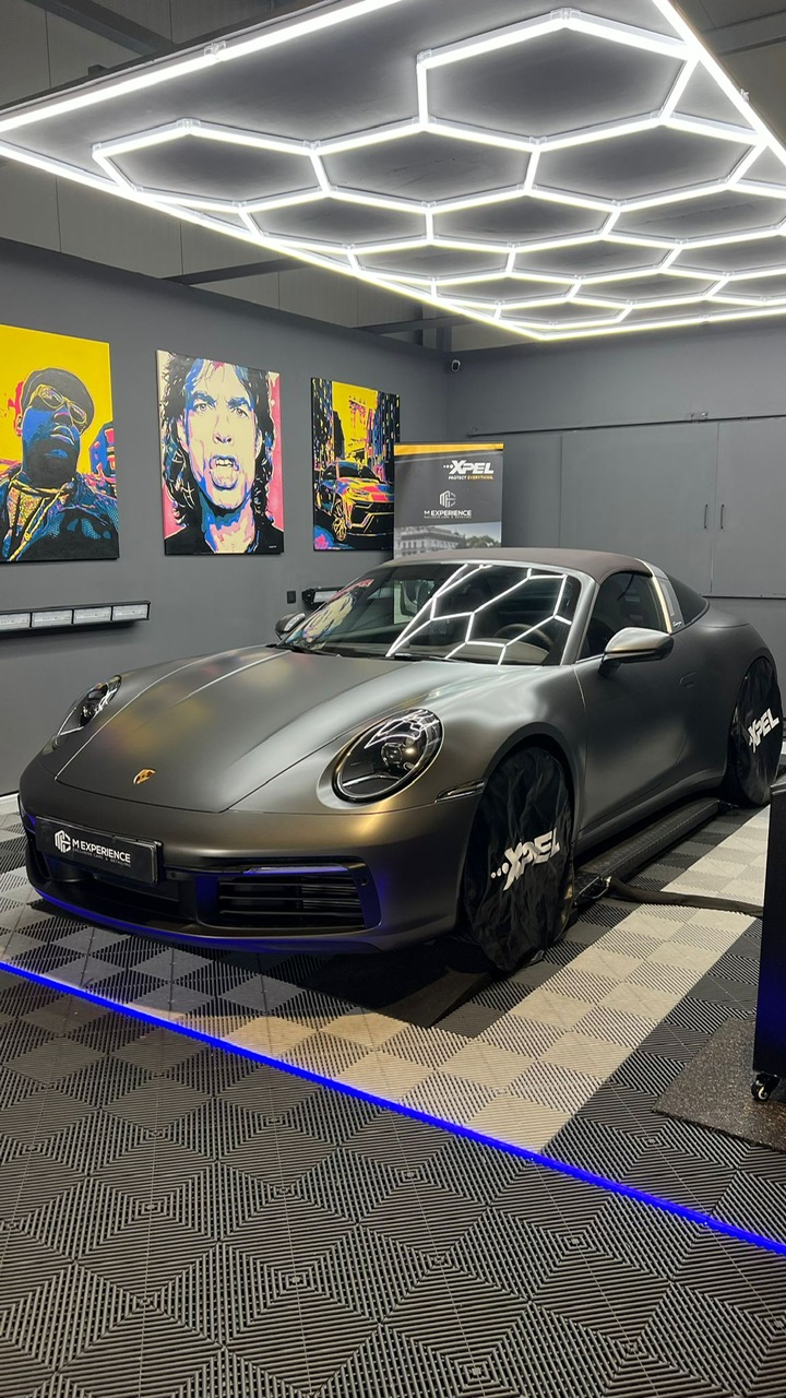 Porsche Targa matt grau foliert